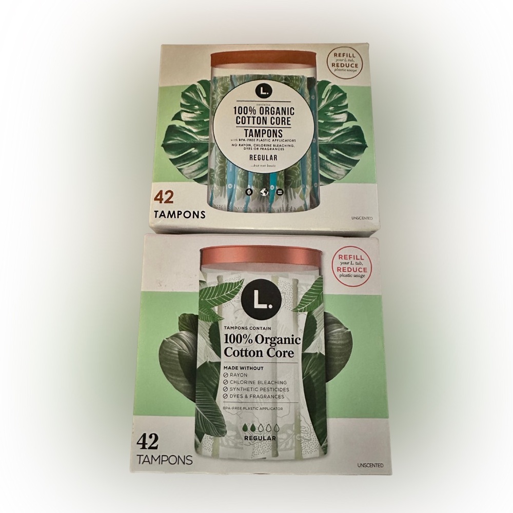 L Organic Cotton Tampons Bundle